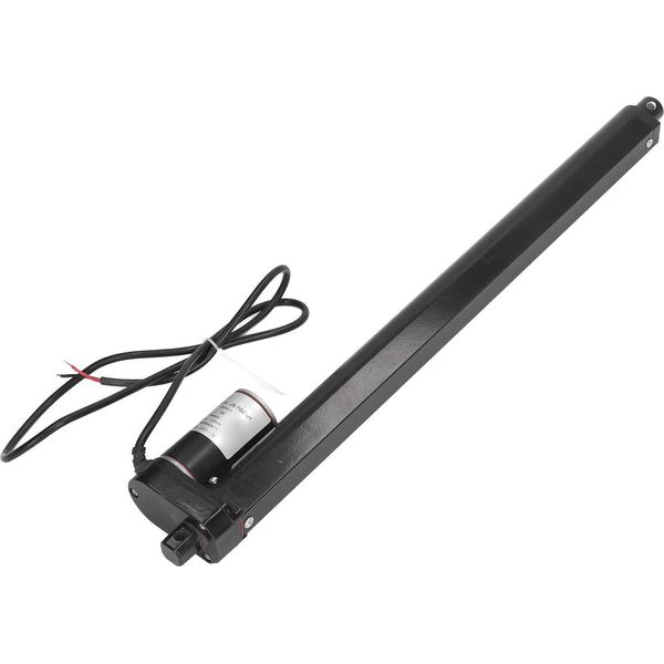 Attuatore Elettrico 400 Mm Corsa 1000N IP65 Impermeabile A Basso Rumore In Lega Di Alluminio Nero Attuatore Lineare Per Letto Divano 24V Attuatore Lineare-image