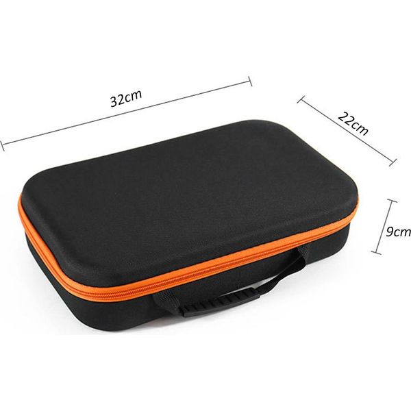 Borsa Portautensili In Tela Di Oxford Cassetta Portautensili Portatile Con Maniglia Custodia Con Cerniera Per Utensili Grande Capacità Per Smerigliatrice Elettrica Trapano Pinze Chiavi Cacciavite-image