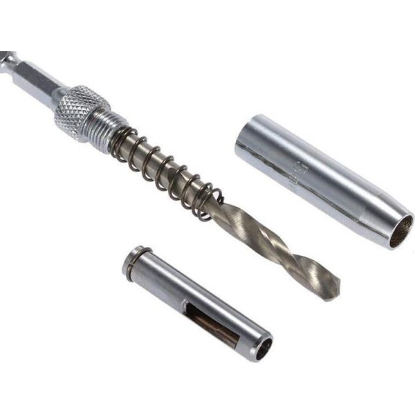 16Pcs Set Di Punte Autocentranti Con 1 Chiave Esagonale Per La Lavorazione Del Legno Cerniere Per Porte E Finestre 16Pcs Punte Di Ricambio Per Trapano-image