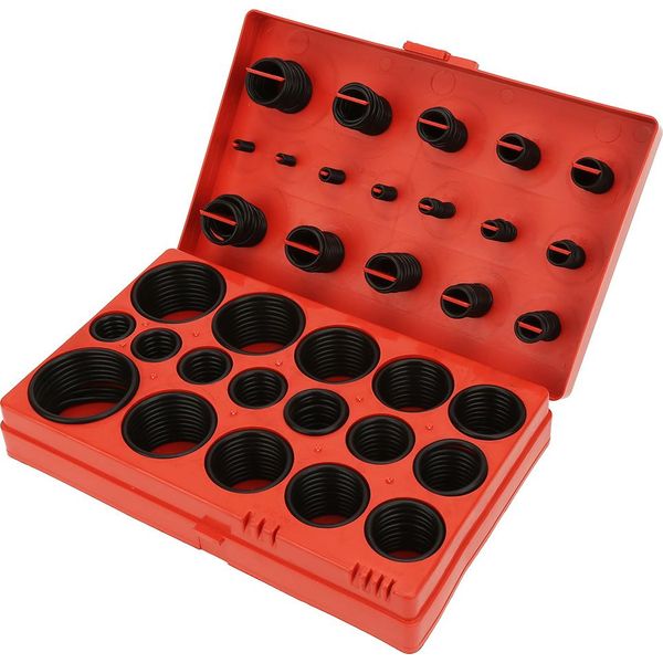 419PCS 32 Dimensioni Nero O Ring Assortment Set Guarnizione Guarnizione Universale In Gomma O Ring Kit Con Box-image