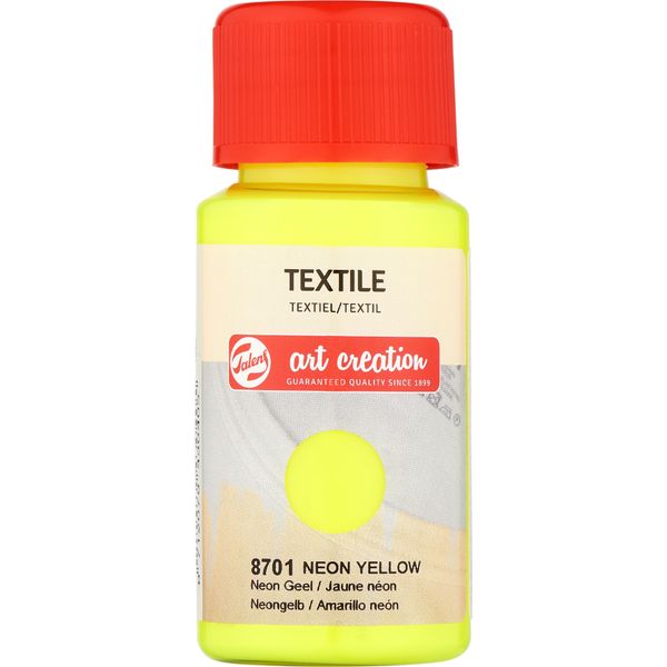 Talens Art Creation Flacone Per Tessuti 50 Ml, Giallo Neon 8701-image
