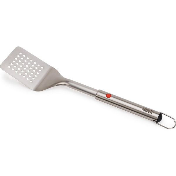 Spatola Joseph Joseph Grillout™, Con Manico Retrattile E Testa Scanalata, Ideale Per Il Barbecue, Scola Grassi, Rimovibile Per Una Facile Pulizia, Acciaio Inox - Colore Acciaio Inox-image