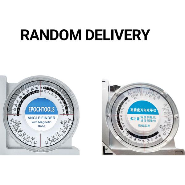Cercatore Angolare Magnetico Localizzatore Mini Inclinometro Strumento Di Misura Goniometro Inclinazione Misuratore Di Livello Doppio Livello Bolla Indietro Tabella Di Confronto-image