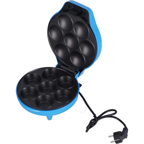 Ciambellatrice Multifunzionale Macchina Per Ciambelle A 7 Fori Torta Riscaldata Su Entrambi I Lati 1200W-image