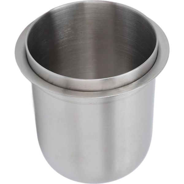 Tazza Dosatrice 150Ml 58Mm In Acciaio Inox A Mani Libere Tazza Universale Invertita Per Macchina Da Caffè Argento-image