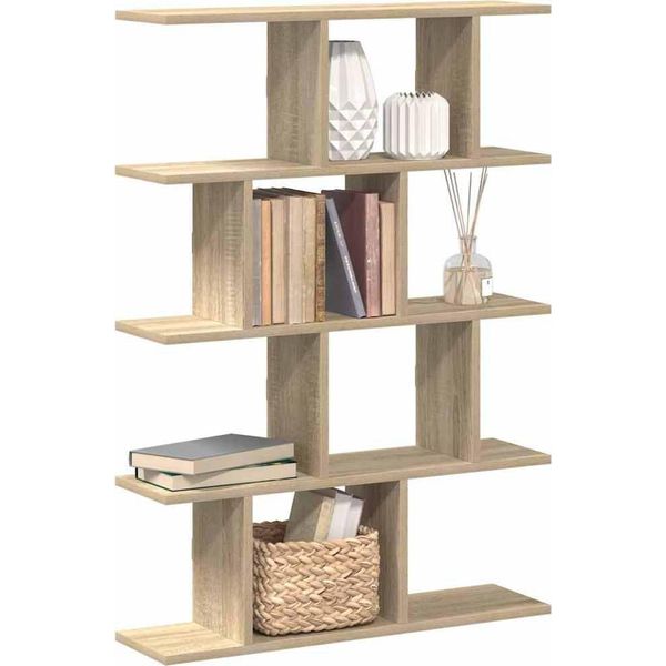 Maison Exclusive - Scaffale A Cubi 12 Scomparti Rovere Sonoma Materiale Ligneo-image