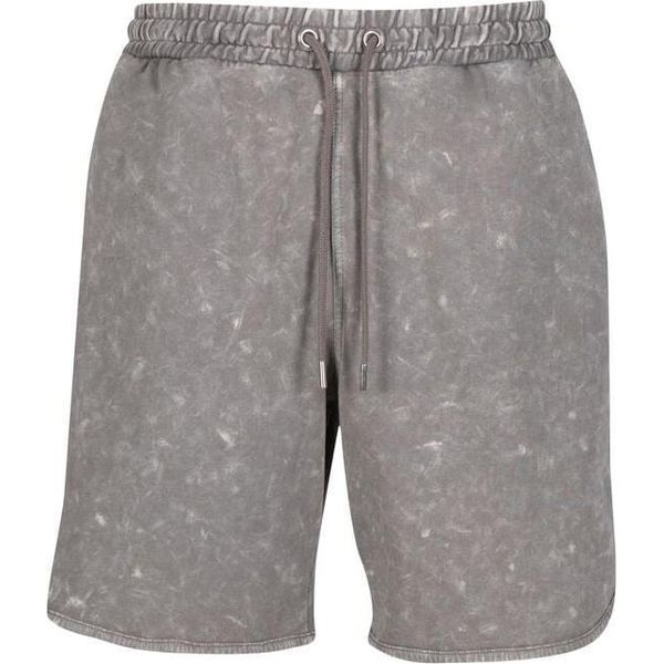 Urban Classics Short Herren Pantaloncini Lavati Con Tubazioni Grau Basics 100% Baumwolle Xl-image
