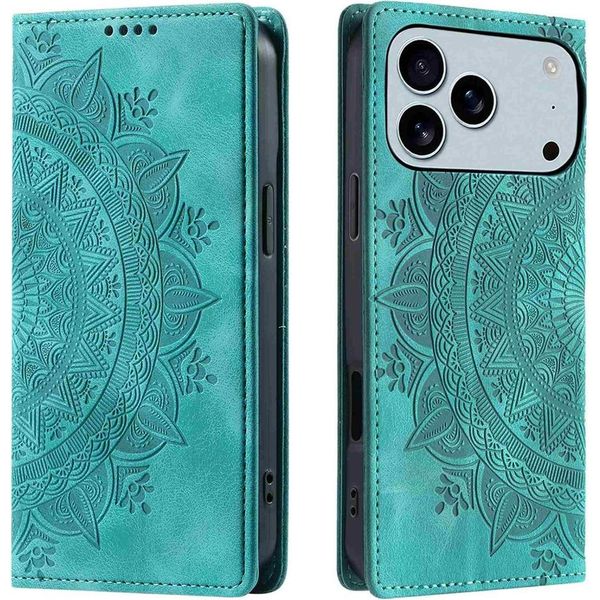 Custodia Per Apple Iphone 17 Pro Max Custodia Del Telefono Cellulare Flip Case Cover Borsa Mandala-image