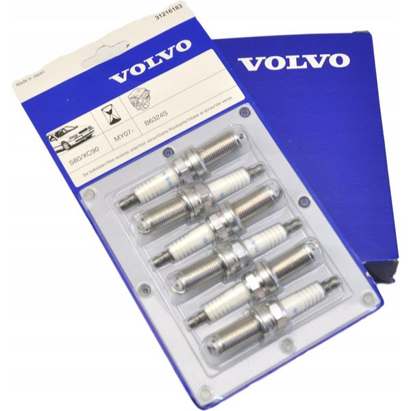 Volvo XC60 XC70 XC90 3.2 Candele Di Accensione Oe Nuove Originali Da Rivenditore Autorizzato-image