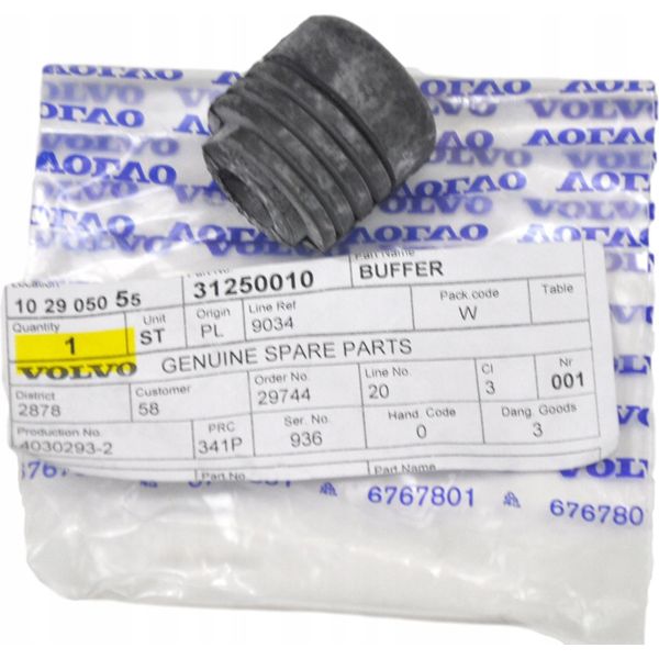 Nuovo Paraurti In Gomma Originale Volvo Oe C30 C70 S40 V40 V50, Da Concessionario-image