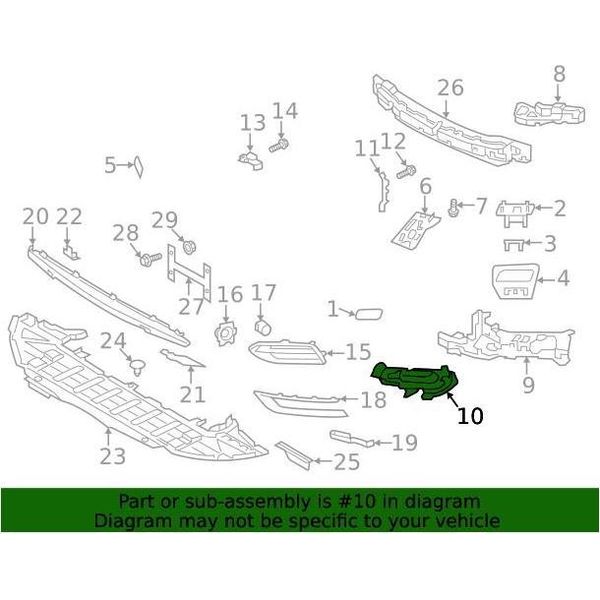 Volvo S90 Ii R-Design Supporto Alogeno Destro Oe 31425141-image