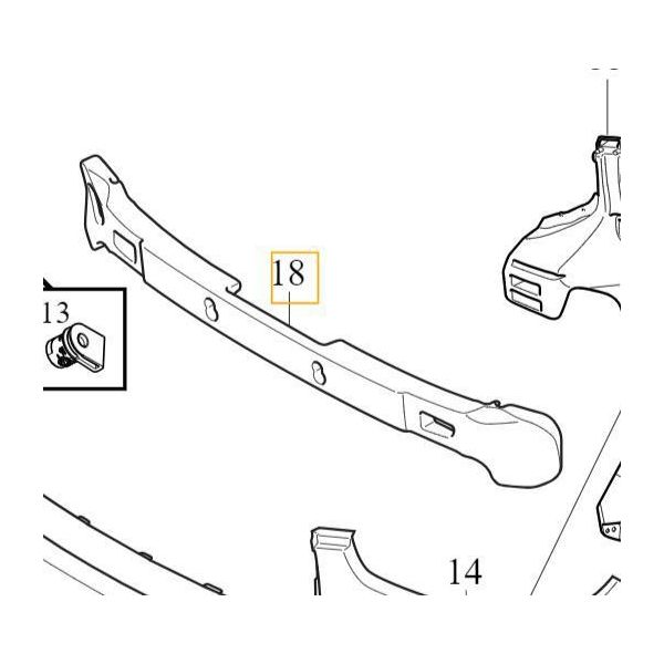 Volvo C40 XC40 Rinforzo Paraurti Anteriore Oe-image