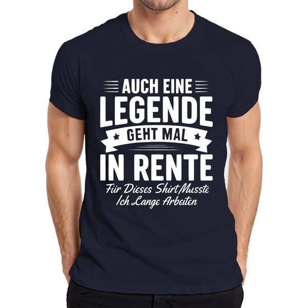 Anche Una Leggenda Si Ritira A Volte Regalo Di Pensionamento Maglietta Da Uomo Retired, Navy, S-image