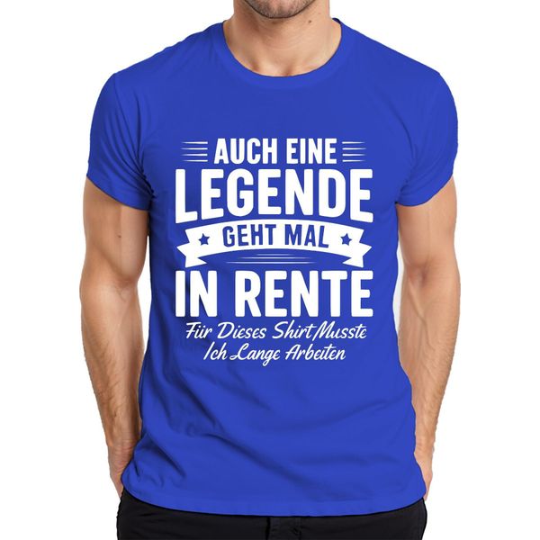 Anche Una Leggenda A Volte Va In Pensione Regalo Di Pensionamento Maglietta Da Uomo Per Pensionati, Blu, 3XL-image