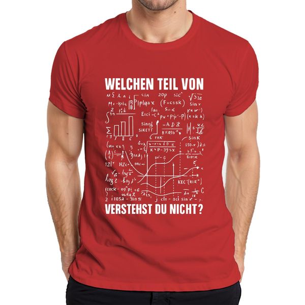 Quale Parte Della Matematica Non Capisci Formule Nerd Iq Maglietta Divertente Da Uomo, Rosso, 3XL-image