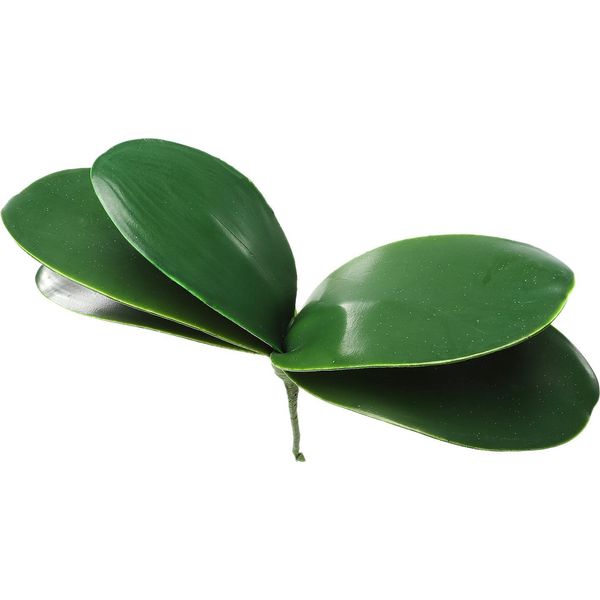 Foglie Di Phalaenopsis, 5 Pezzi, Artificiali, Per La Decorazione Di Matrimoni, Per La Casa-image