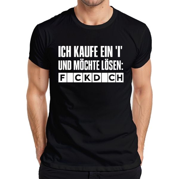 Compro Una I E Voglio Risolvere Il Problema F*Ckd*Ch, Maglietta Sfacciata Da Uomo, Nera, Xl-image