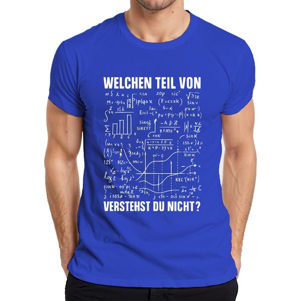 Quale Parte Della Matematica Non Capisci Formule Nerd Iq Maglietta Divertente Da Uomo, Blu, M-image
