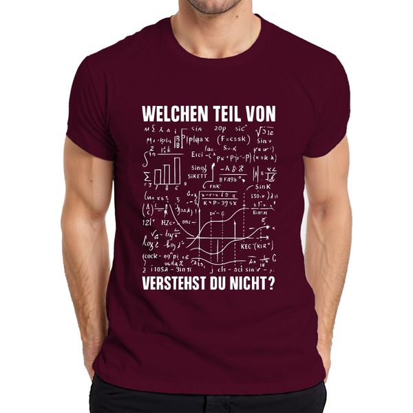 Quale Parte Della Matematica Non Capisci Formule Nerd Iq Maglietta Divertente Da Uomo, Borgogna, Xxl-image