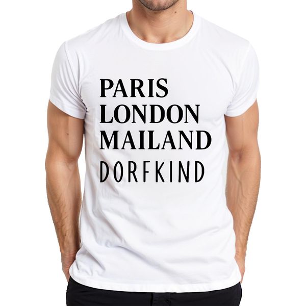 Parigi Londra Milano Villaggio Viaggio In Città Moda Umorismo Viaggio In Città Maglietta Da Uomo, Bianco, Xl-image
