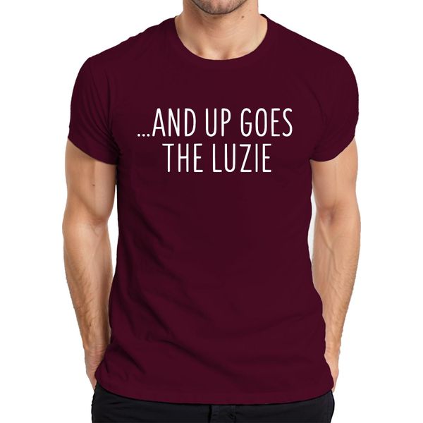 E La Maglietta Da Uomo Luzie, Divertente, Sarcastica E Umoristica, Vintage, Borgogna, Xl-image