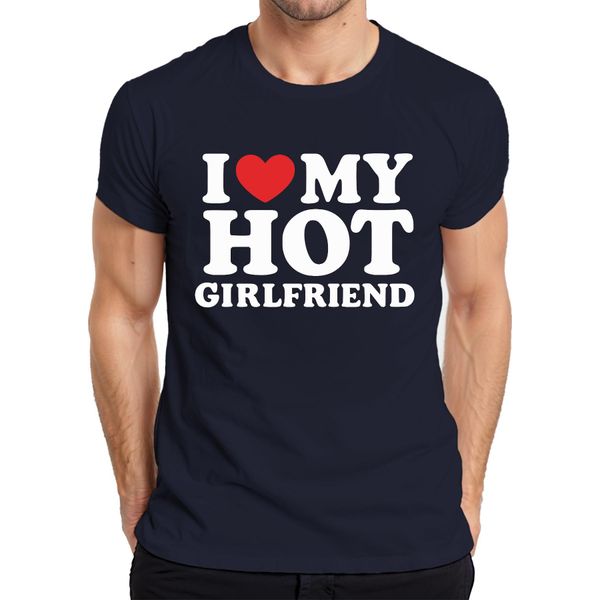 Amo La Mia Ragazza Sexy Regalo Divertente San Valentino Maglietta Da Uomo Jga, Navy, M-image