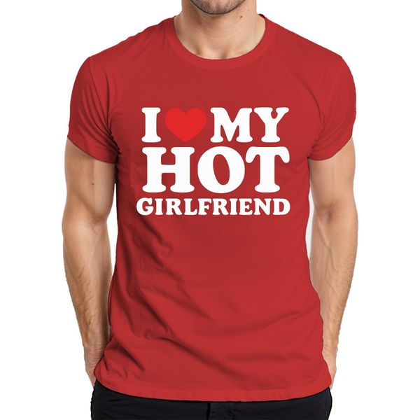 Amo La Mia Ragazza Sexy Regalo Divertente Di San Valentino Maglietta Da Uomo Jga, Rosso, Xl-image