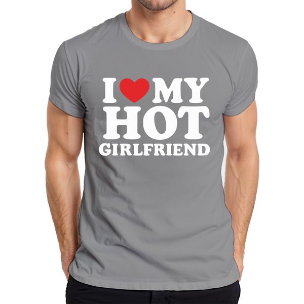 Amo La Mia Ragazza Sexy Regalo Divertente San Valentino Maglietta Da Uomo Jga, Grigio, L-image
