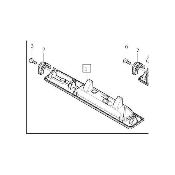 Volvo V90 V90CC XC60 Ii Illuminazione Microstick Portellone Posteriore-image