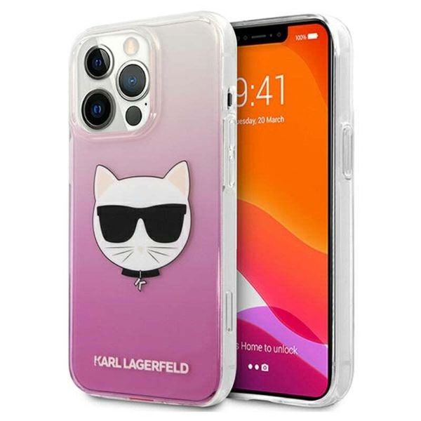 Karl Lagerfeld Klhcp13Xctrp Custodia Rigida Per Iphone 13Pro Max 6,7 RóżOwy/Rosa Choupette Head-image
