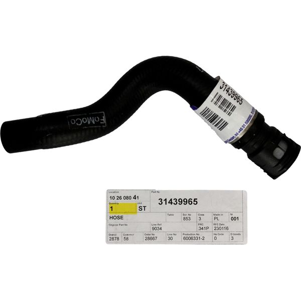 Volvo C30 C70 S40 V50 Tubo Riscaldatore Oe 31439965-image