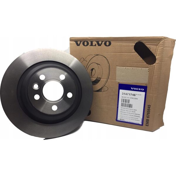 Volvo S60 V60 S80 Dischi Freno Posteriori Originali 31471746-image