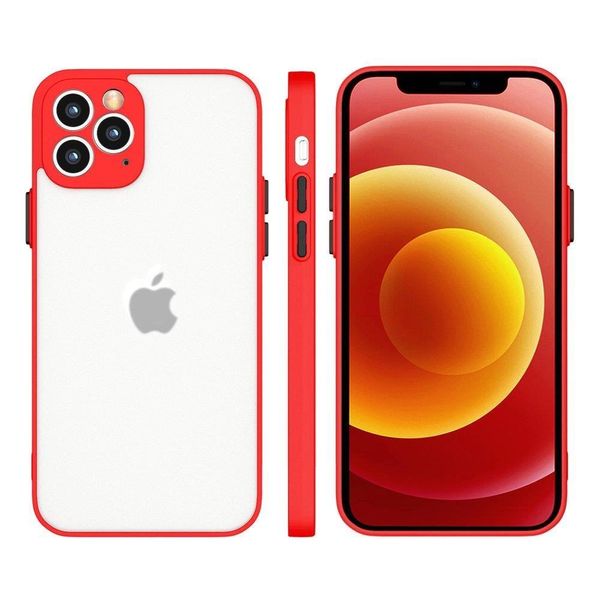 Milky Case Custodia In Silicone Flessibile Traslucido Per Samsung Galaxy A22 4G Rosso-image