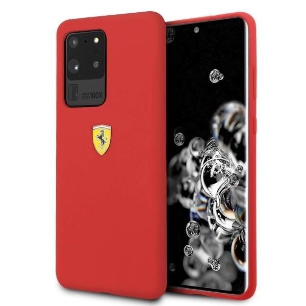 Ferrari Hardcase Fessihcs69Re S20 Ultrag988 Czerwony/Red Silicone-image