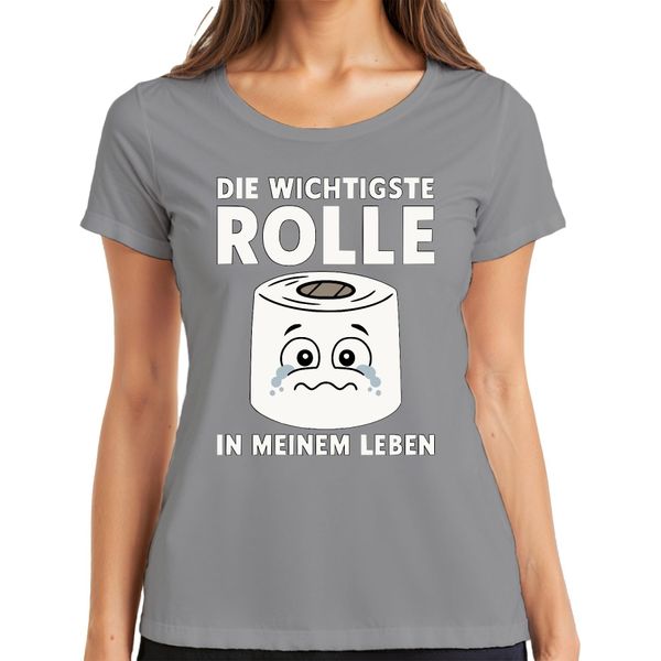 Il Ruolo Più Importante Nella Mia Vita La Carta Igienica Divertente Regalo Signore T-Shirt, Grigio, 3XL-image