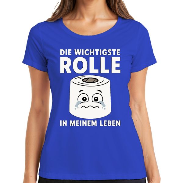 Il Ruolo Più Importante Nella Mia Vita La Carta Igienica Divertente Regalo Signore T-Shirt, Blu, M-image