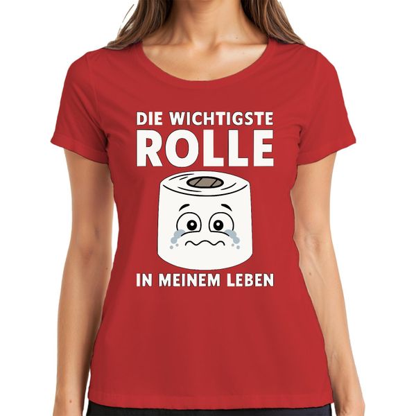 Il Ruolo Più Importante Nella Mia Vita La Carta Igienica Divertente Regalo Signore T-Shirt, Rosso, 3XL-image