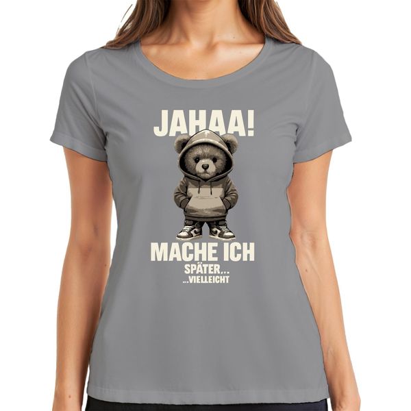 Posso Essere Gentile Ma Non Posso Essere Sarcastica Maglietta Divertente Da Donna, Grigio, 3XL-image