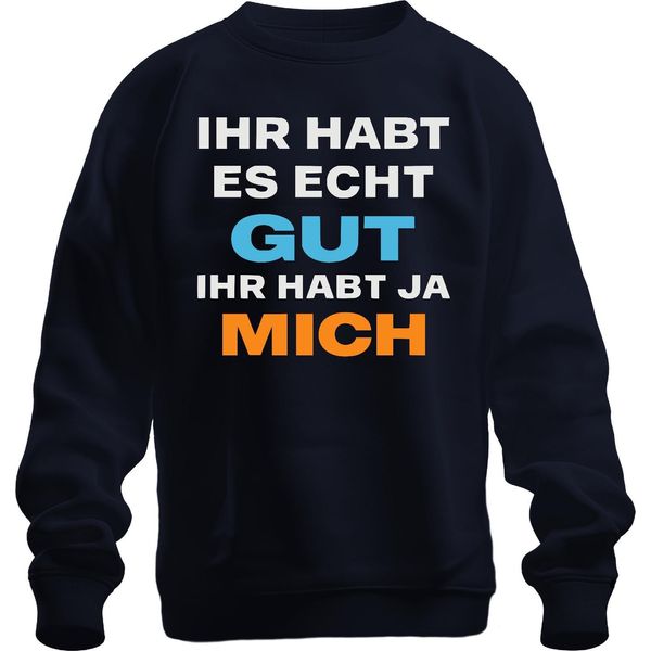 Hai Davvero Bene Hai Me Divertente Regalo Sarcastico Felpa Unisex Pullover, Navy, 3XL-image