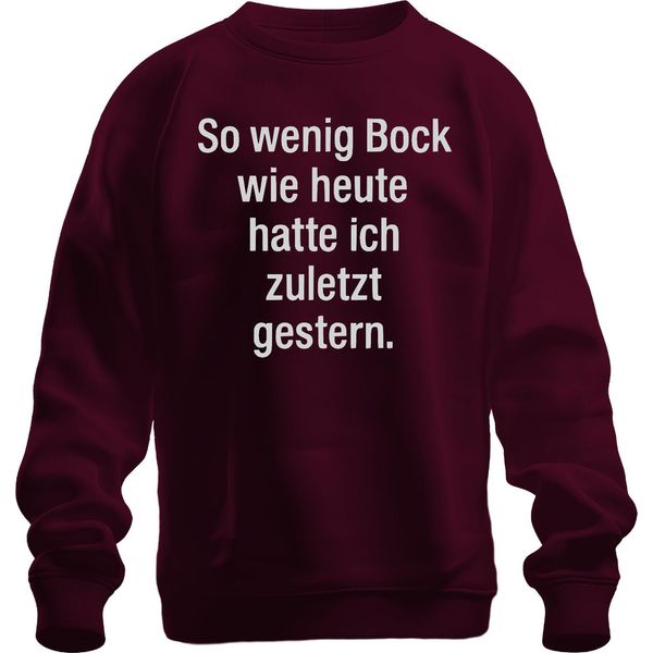 L'ultima Volta Che Sono Stato Pigro Come Oggi Divertente Sarcastico Pigro Unisex Felpa Pullover, Borgogna, 3XL-image