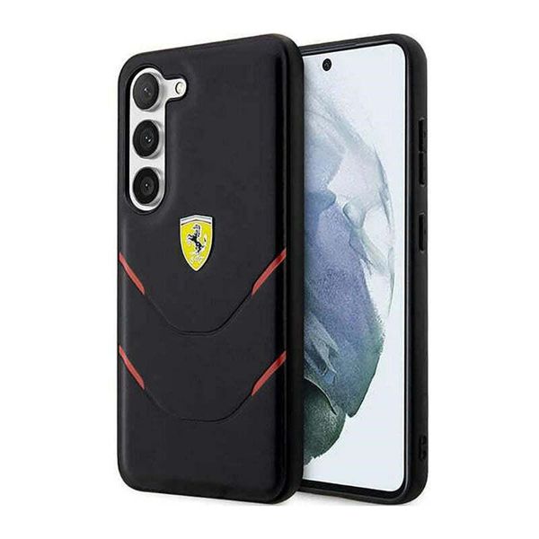 Ferrari Fehcs23Mpbak S23+ S916 Czarny/Black Hardcase Hot Stamp Lines-image