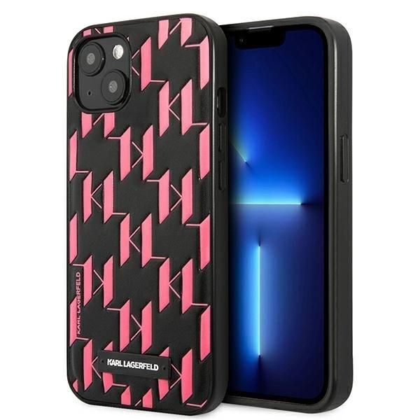Karl Lagerfeld Klhcp13Smnmp1P Custodia Rigida Per Iphone 13Mini 5,4 RóżOwy/Pink Monogram Plaque-image