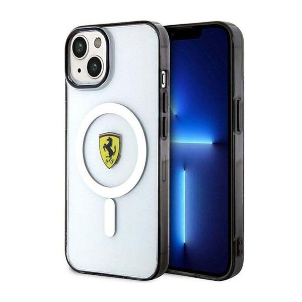 Ferrari Fehmp14Surkt Iphone 14 / 15 / 136.1 Przezroczysty/Transparent Hardcase Outline Magsafe-image