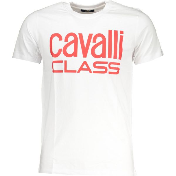 Cavalli Class Maglietta A Maniche Corte Bianca Con Stampa Logo : Taglia - Xl Taglia: Xl-image