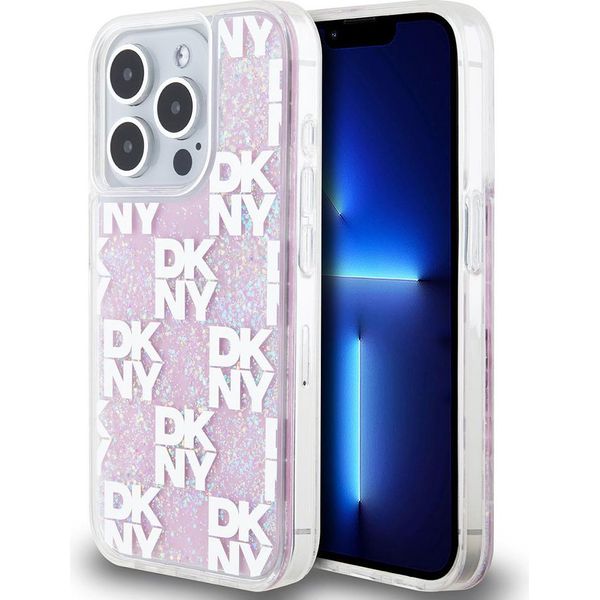 Dkny Dkhcp15Llcpepp Custodia Rigida Per Iphone 15 Pro6.1 RóżOwy/Rosa Liquid Glitter Multilogo-image
