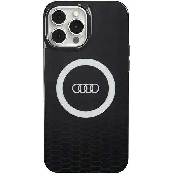 Audi Iml Big Logo Magsafe Custodia Iphone 13 Pro / 13 6.1 Czarny/Nero Custodia Rigida Au-Imlmip13P-Q5/D2-Bk-image