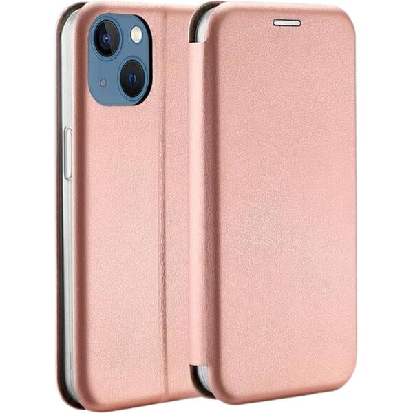 Beline Book Custodia Magnetica Per Iphone 15 Plus 6,7" Oro Rosa/Custodia Protettiva Oro Rosa"-image