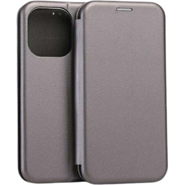 Beline Book Custodia Magnetica Per Iphone 15 Pro Max 6,7" Acciaio/Acciaio Custodia Protettiva"-image
