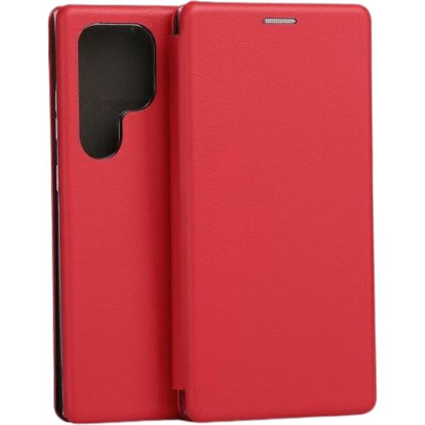 Beline Custodia Libro Magnetico Samsung S24 Ultra S928 Rosso/Copertura Protettiva Rossa-image