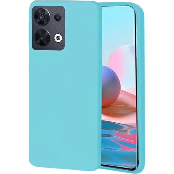 Custodia Beline Candy Per Oppo Reno 8 Blu/Copertura Protettiva Blu-image